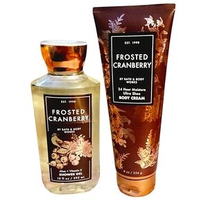 FROSTED CRANBERRY ULTRA SHEA BODY CREAM & SHOWER GEL BY BATH & BODY WORKS